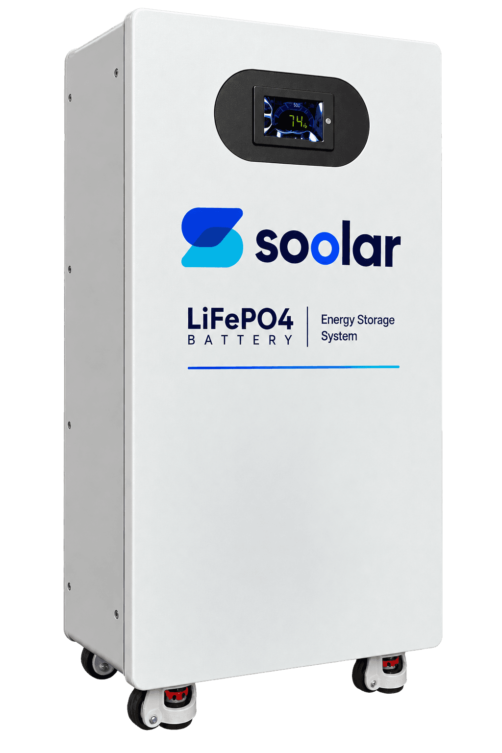 Pin lưu trữ LiFePO4 Soolar tủ đứng có màn hình LCD